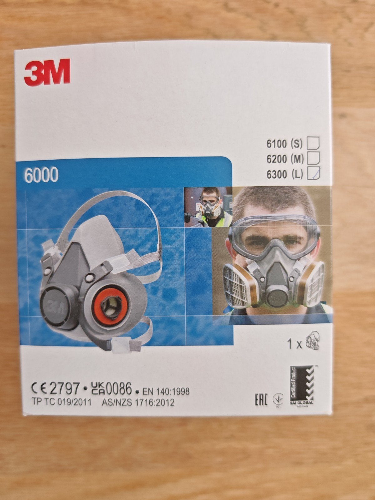 3M 6000 Serie Halfgelaatsmasker - Nieuw in verpakking, Doe-het-zelf en Verbouw, Ophalen of Verzenden, Nieuw, Halfgelaatsmaskers