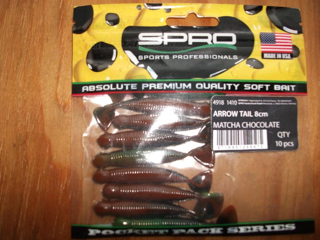 10 stuks Spro Arrow Tail / kunstaas shads / roofvis shads, Ophalen of Verzenden, Nieuw, Kunstaas