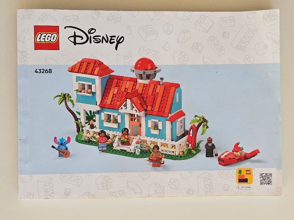 Lego Disney Princess 43268 Lilo & Stich Strandhuis, Compleet, Lego, Ophalen of Verzenden, Zo goed als nieuw