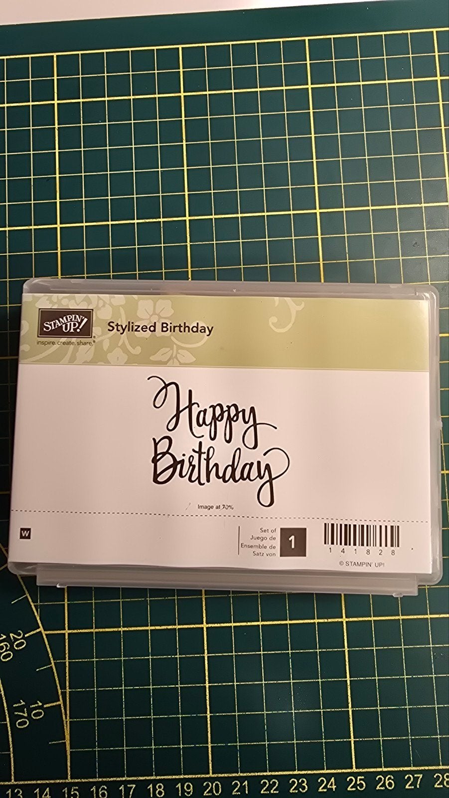 stampin up stempel, Ophalen of Verzenden, Zo goed als nieuw