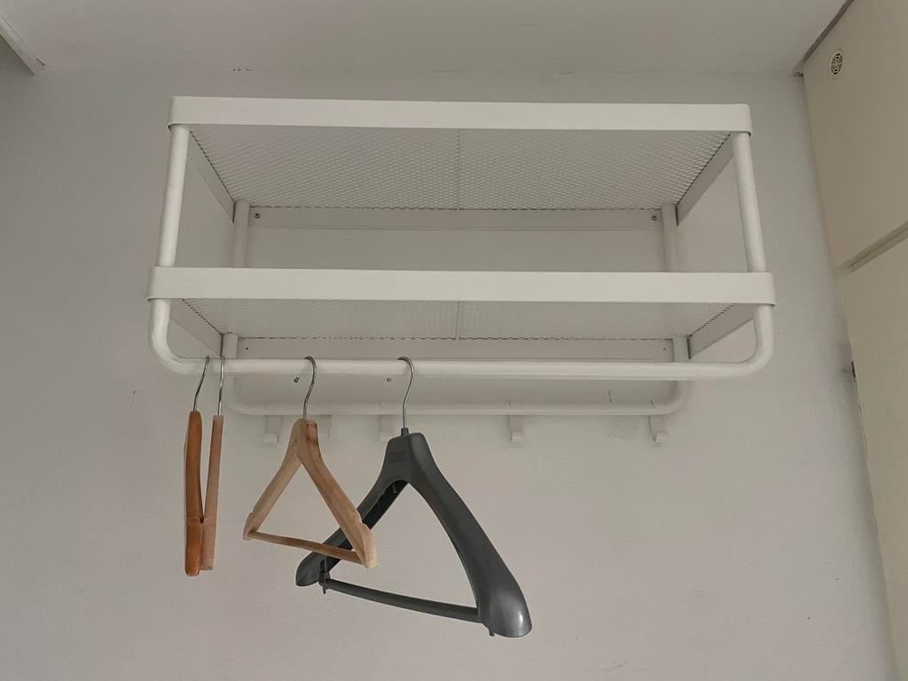 Kapstok Ikea wit, Huis en Inrichting, Woonaccessoires | Kapstokken, Gebruikt, Minder dan 100 cm, Metaal, Ophalen