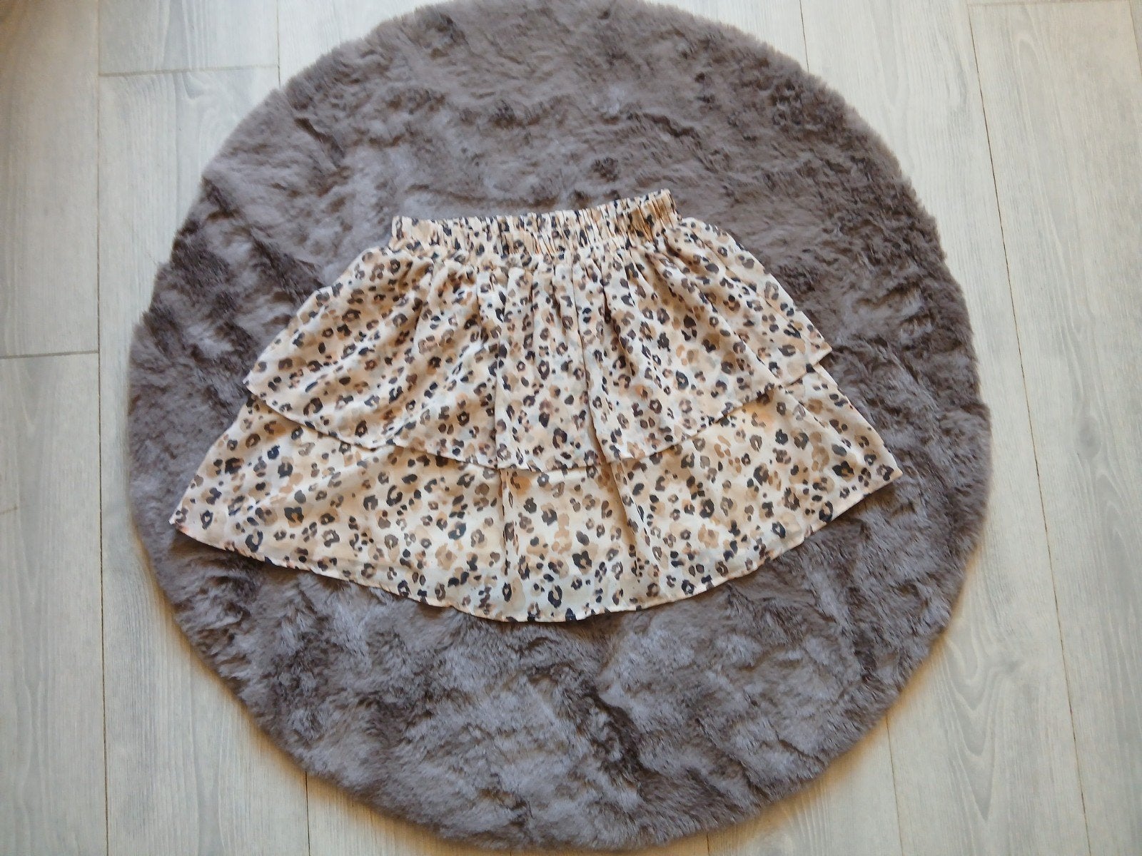 Costes Rebel luipaardprint ruffle rok maat S, Kleding | Dames, Rokken, Meerkleurig, Ophalen of Verzenden, Zo goed als nieuw, Costes