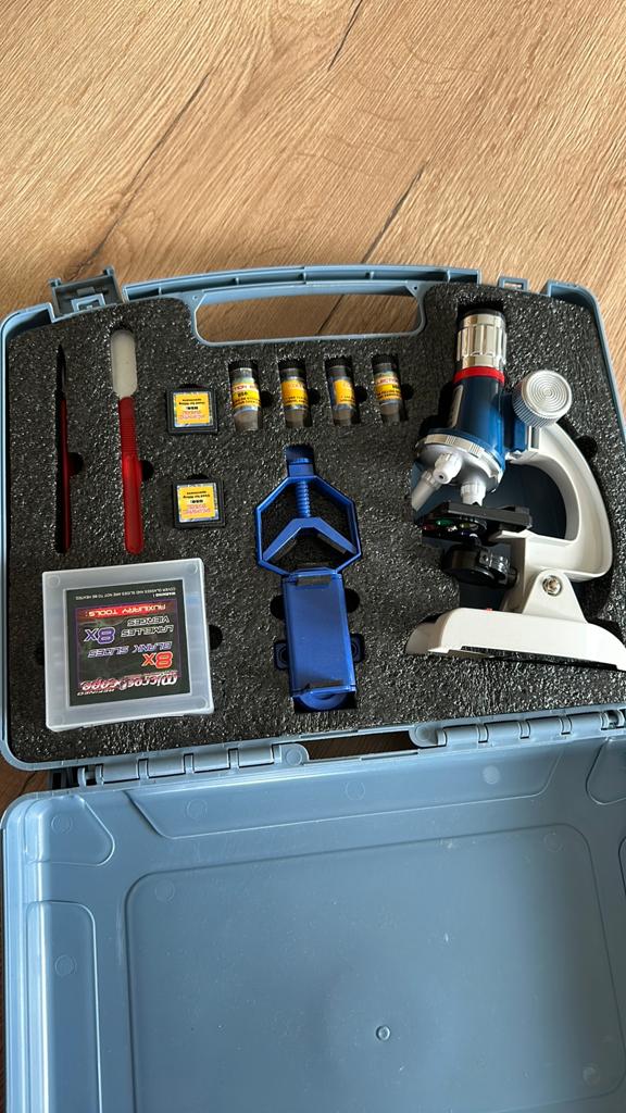 Science experiment Microscope Deluxe, Ophalen of Verzenden, Zo goed als nieuw, Met licht