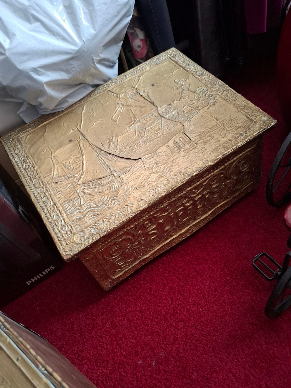 geel koper en rood koper antiek, Ophalen of Verzenden