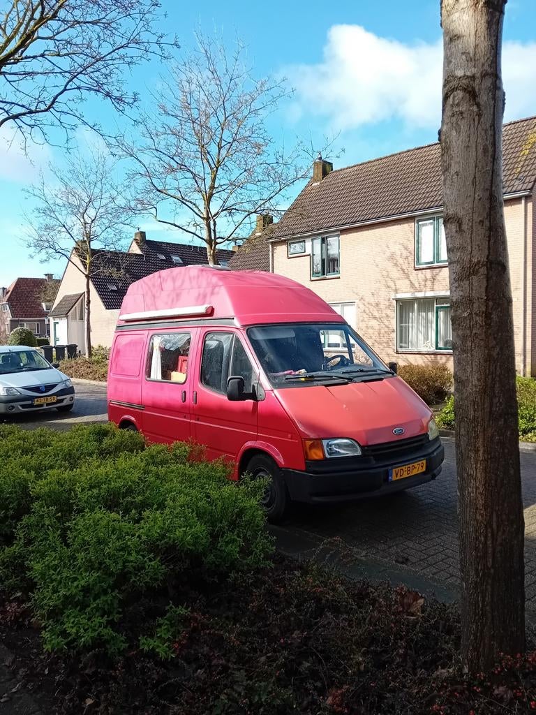 Ford Transit 2.5 80 VAN D 1994 camper kampeerwagen, Caravans en Kamperen, Campers, Particulier, Ford