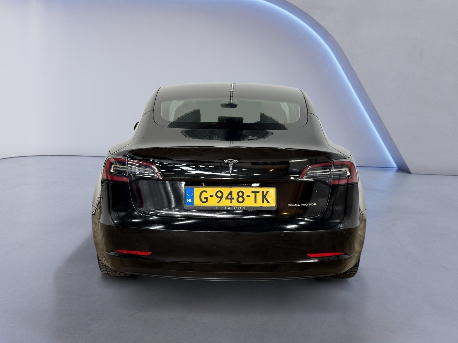 Tesla Model 3 Long Range AWD 75 kWh|LEDER|NAP|INRUIL MOGELIJ, Auto's, Automaat, Zwart, Onderhoudsboekje, 84 €/maand