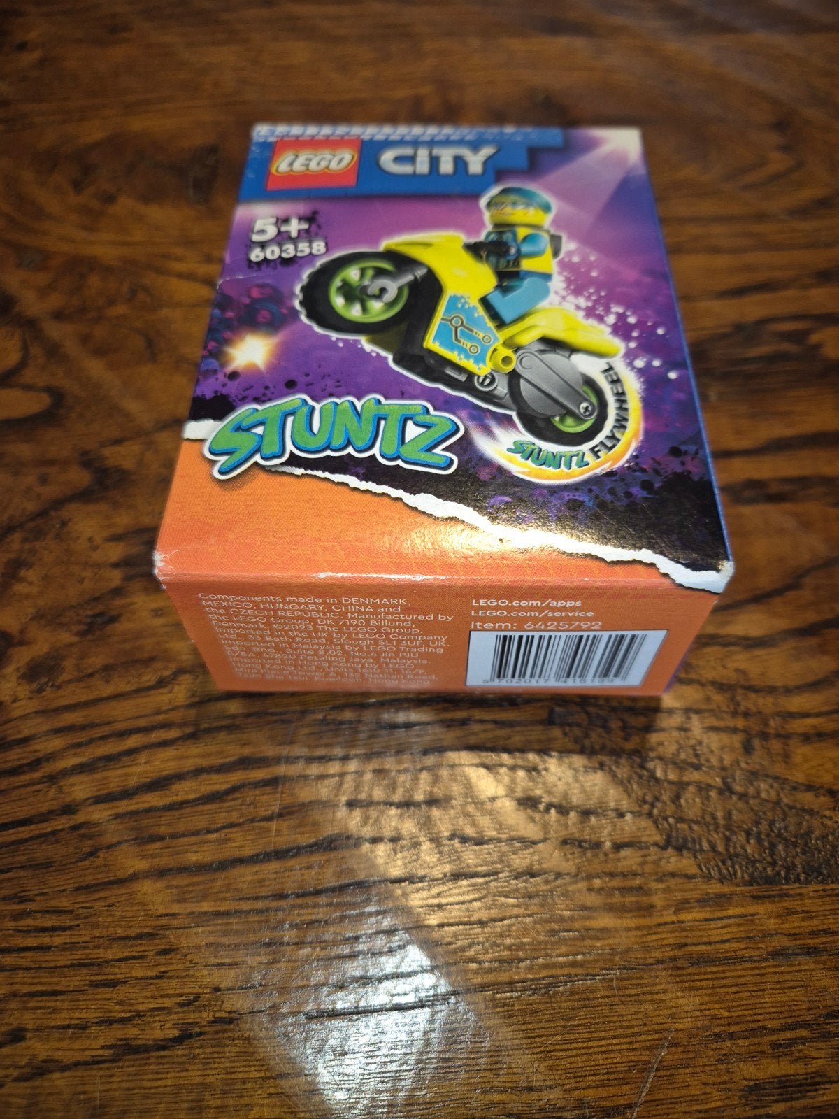 Lego City Stuntz Motor 60358 - Nieuw in doos, Ophalen