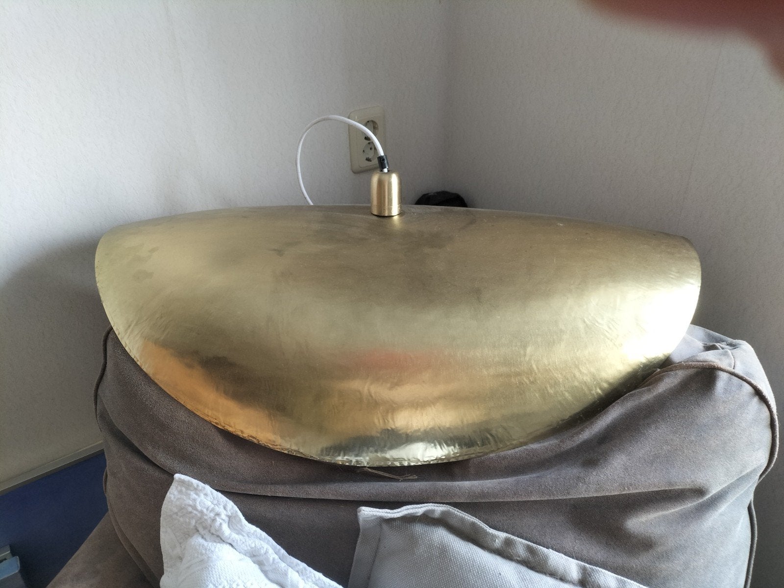 lotus hanglamp, Ophalen