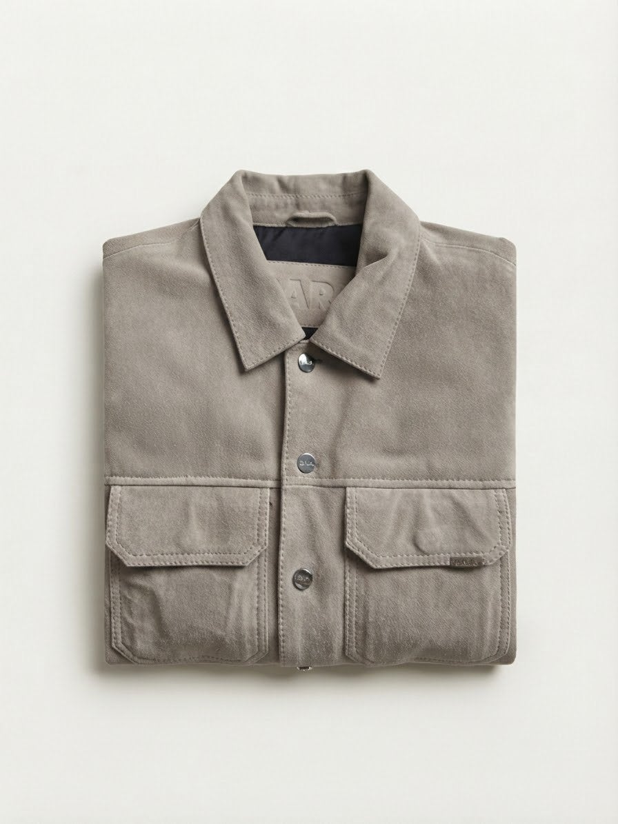 BALR Suede Jacket Beige M, Maat 48/50 (M), Beige, Ophalen of Verzenden, Zo goed als nieuw