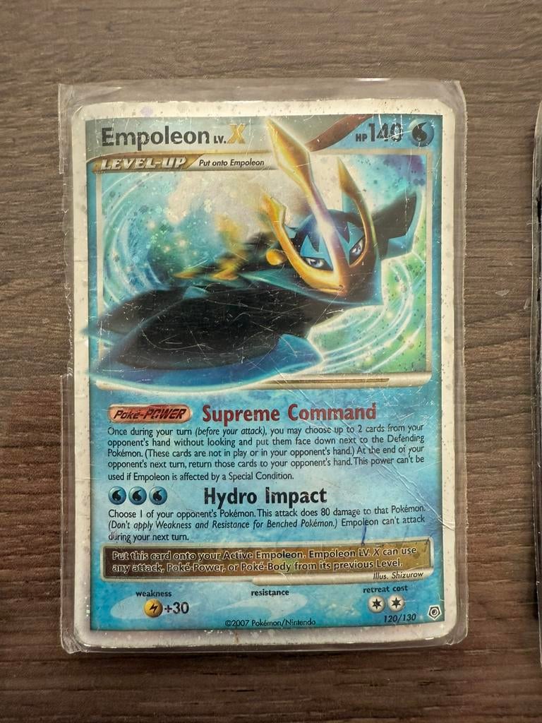 Empoleon Lv.X 120/130, Ophalen of Verzenden, Zo goed als nieuw