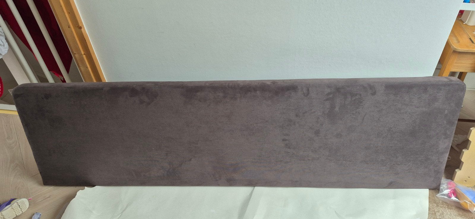 Auping hoofdbord 200x85 cm met originele steunen, Ophalen, Bruin, Tweepersoons, Zo goed als nieuw