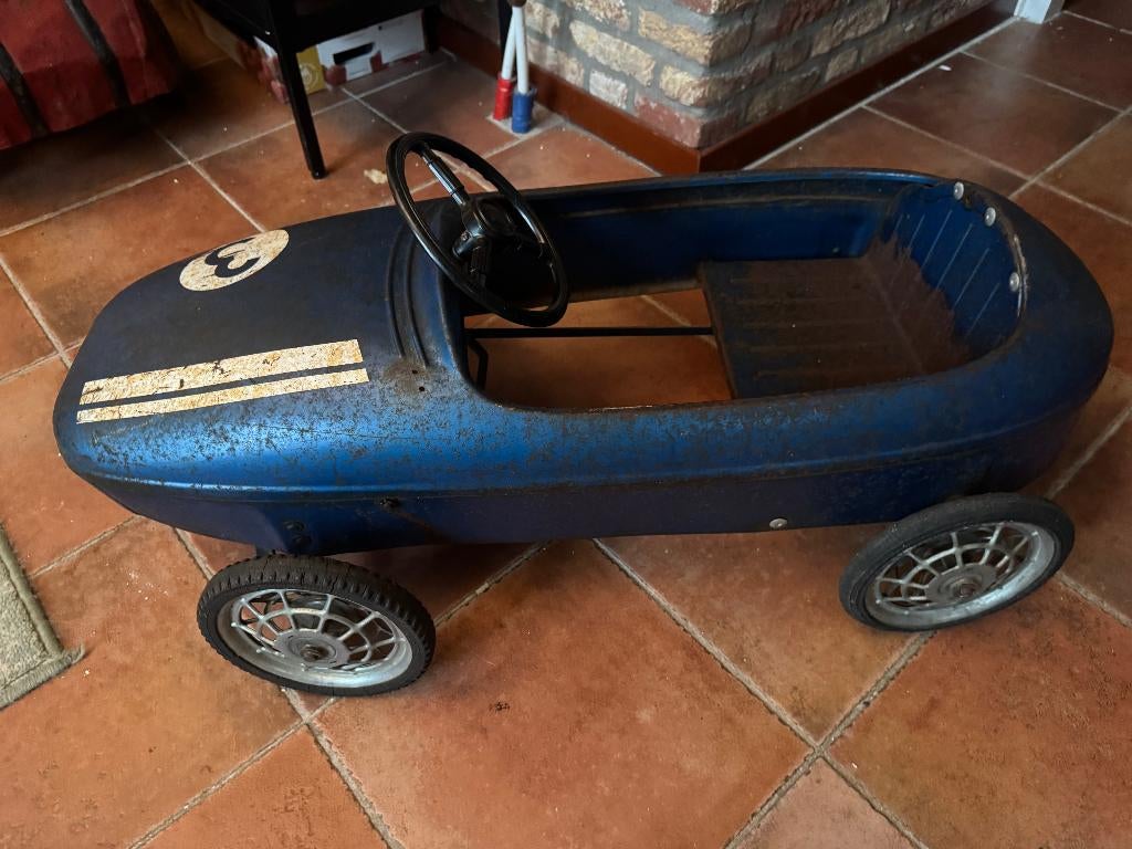 ferrari trapautos jaren 70 rood en blauw, Ophalen of Verzenden
