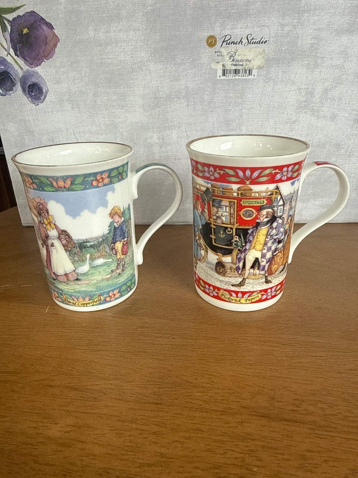 Vintage James Sadler Mokken - Charles Dickens Collectie (Set, Antiek en Kunst, Ophalen of Verzenden