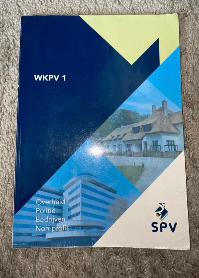 SPV Studieboeken, Ophalen of Verzenden, Zo goed als nieuw, MBO