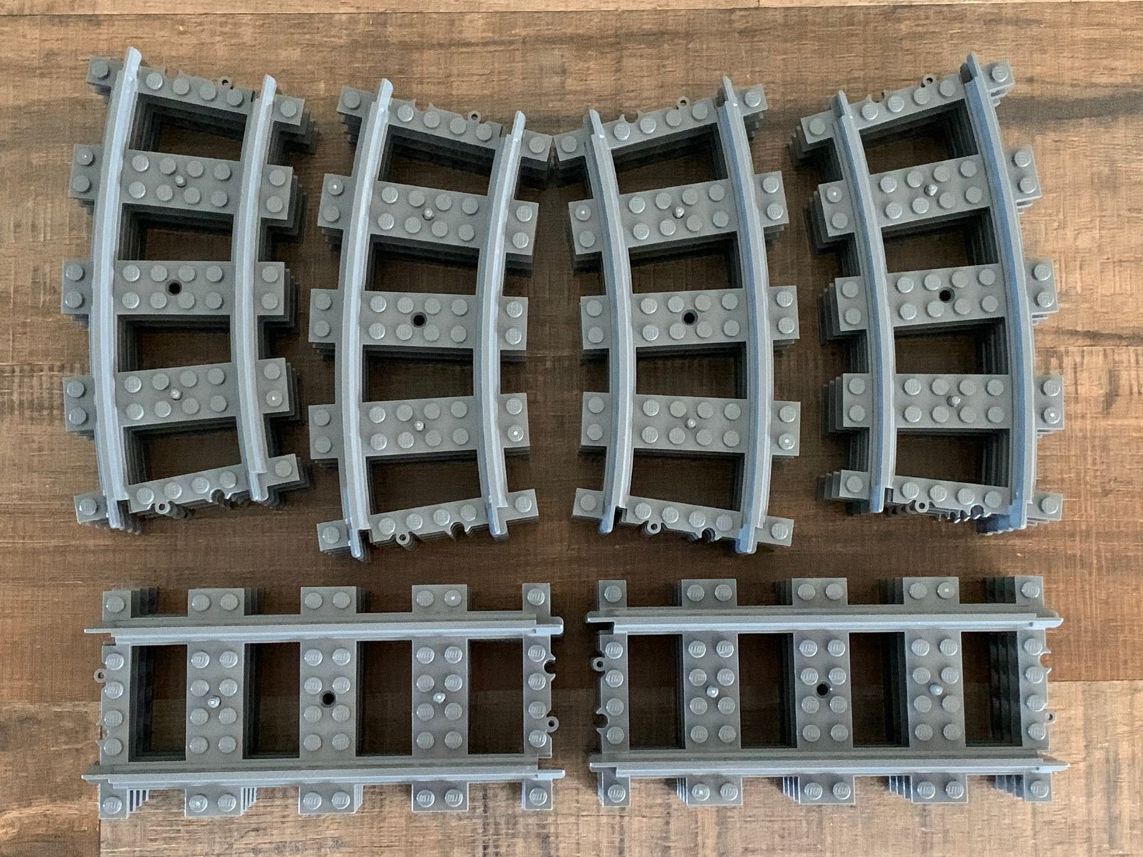 Lego city treinrails 16 bochten en 8 recht nieuw, Ophalen of Verzenden, Nieuw, Lego, City