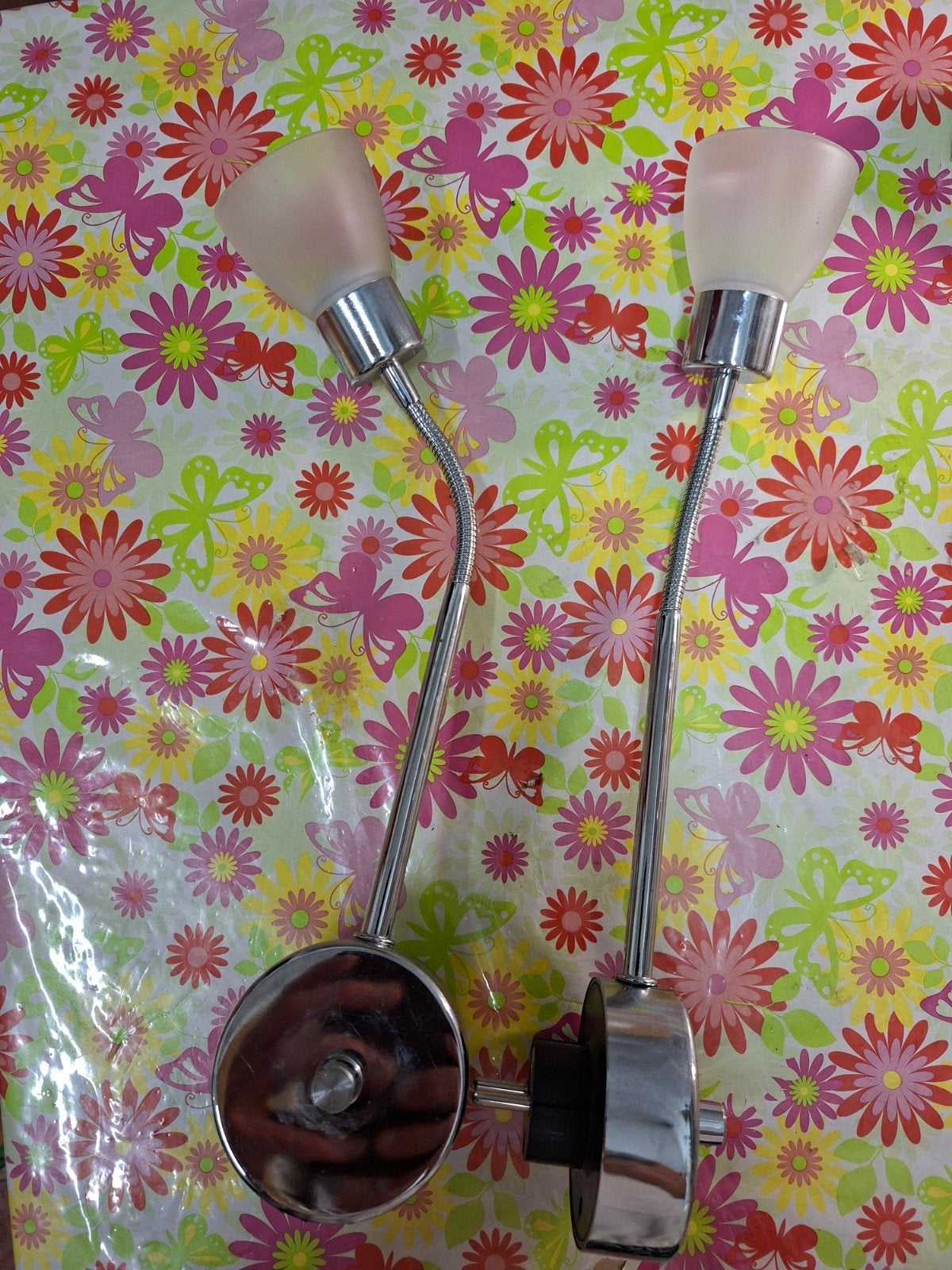 Stekkerlamp stopcontact lamp led dimbaar 2 stuks, Gebruikt, Overige fittingen, Ophalen of Verzenden, Met schakelaar