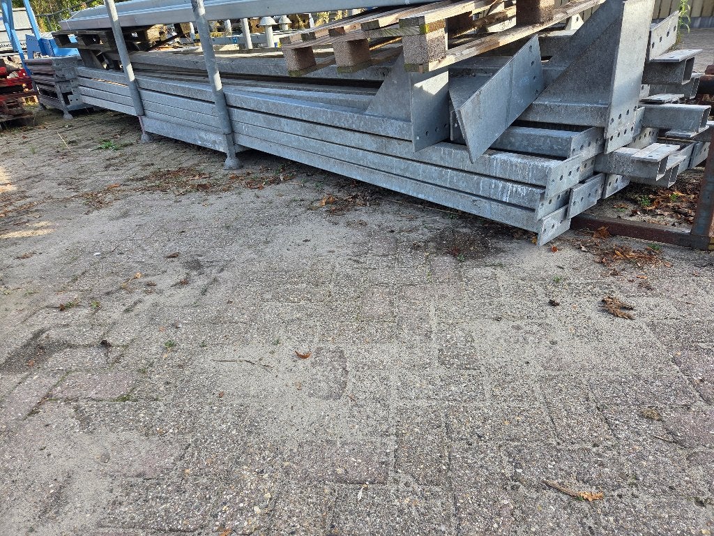 Partij gegalvaniseerde kokers 70 x 70, Ophalen, IJzer