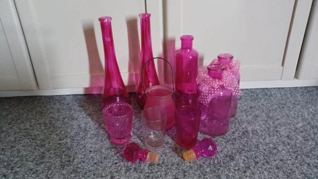 FUCHSIA WOONACCESSOIRES, Ophalen of Verzenden, Zo goed als nieuw