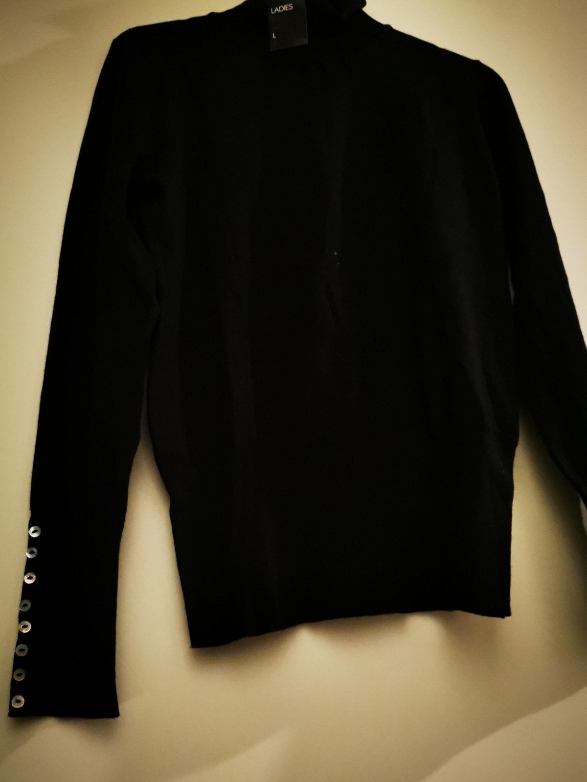 Hema dames coltrui zwart 77% Viscose 23% polyamide maat L, Zwart, Maat 42/44 (L), Nieuw, Ophalen of Verzenden