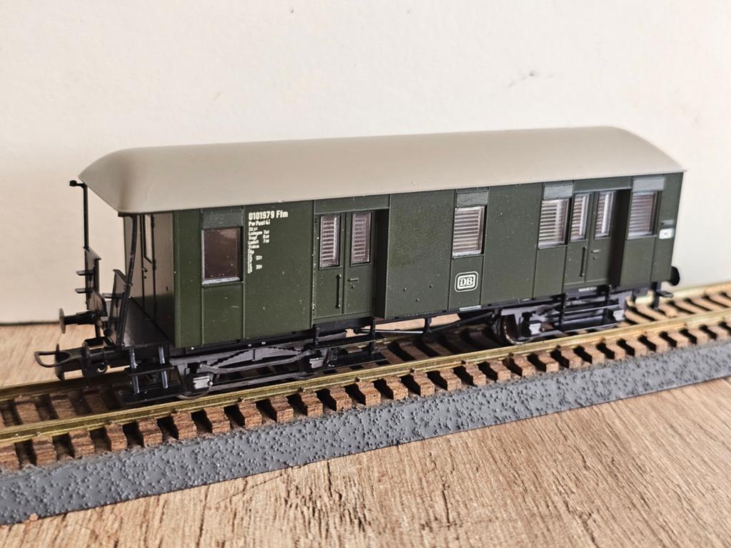 Modeltrein Ho wagon DB liliput fraaie details, Ophalen of Verzenden, Gelijkstroom, Wagon, Roco