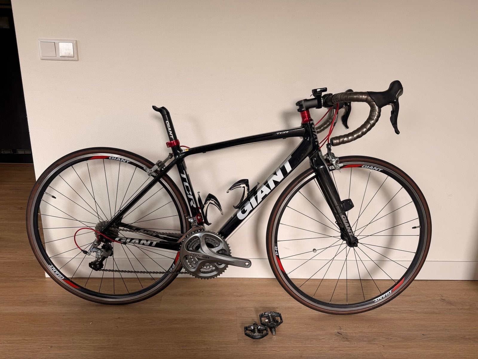 Giant TCR Racefiets - Ultegra Afgemonteerd, Fietsen en Brommers, 28 inch, Gebruikt, Aluminium, 49 tot 53 cm