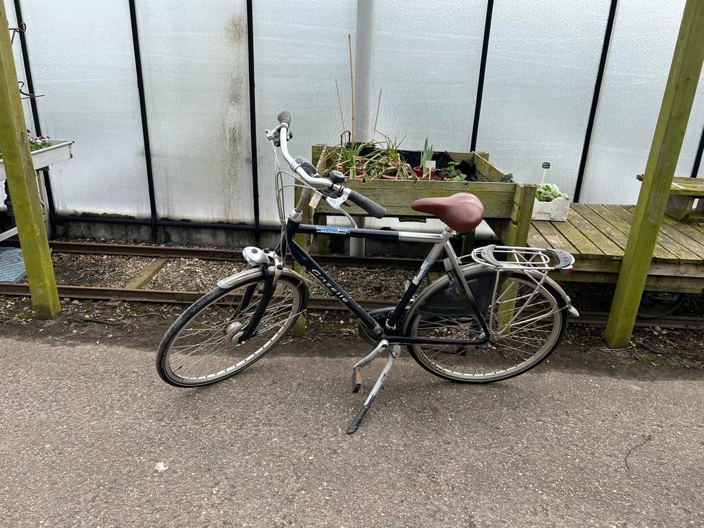 Gazelle medeo city herenfiets, Ophalen, Versnellingen, Zo goed als nieuw, 57 tot 61 cm