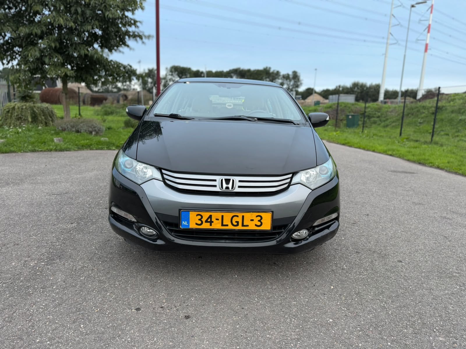 Honda Insight 1.3 Hybrid 2010  3 Manden  GARANTIE!!!, Auto's, 4 cilinders, Zwart, Bedrijf, Parkeersensor