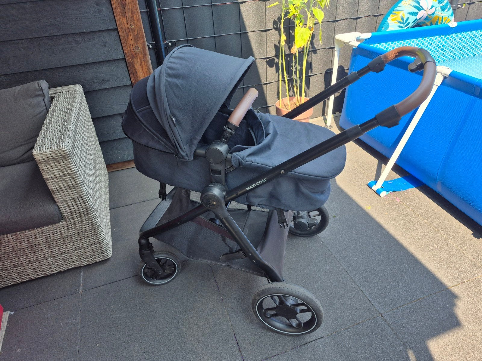 Maxi-Cosi Zelia kinderwagen met reiswieg, Ophalen, Gebruikt, Combiwagen, Verstelbare duwstang