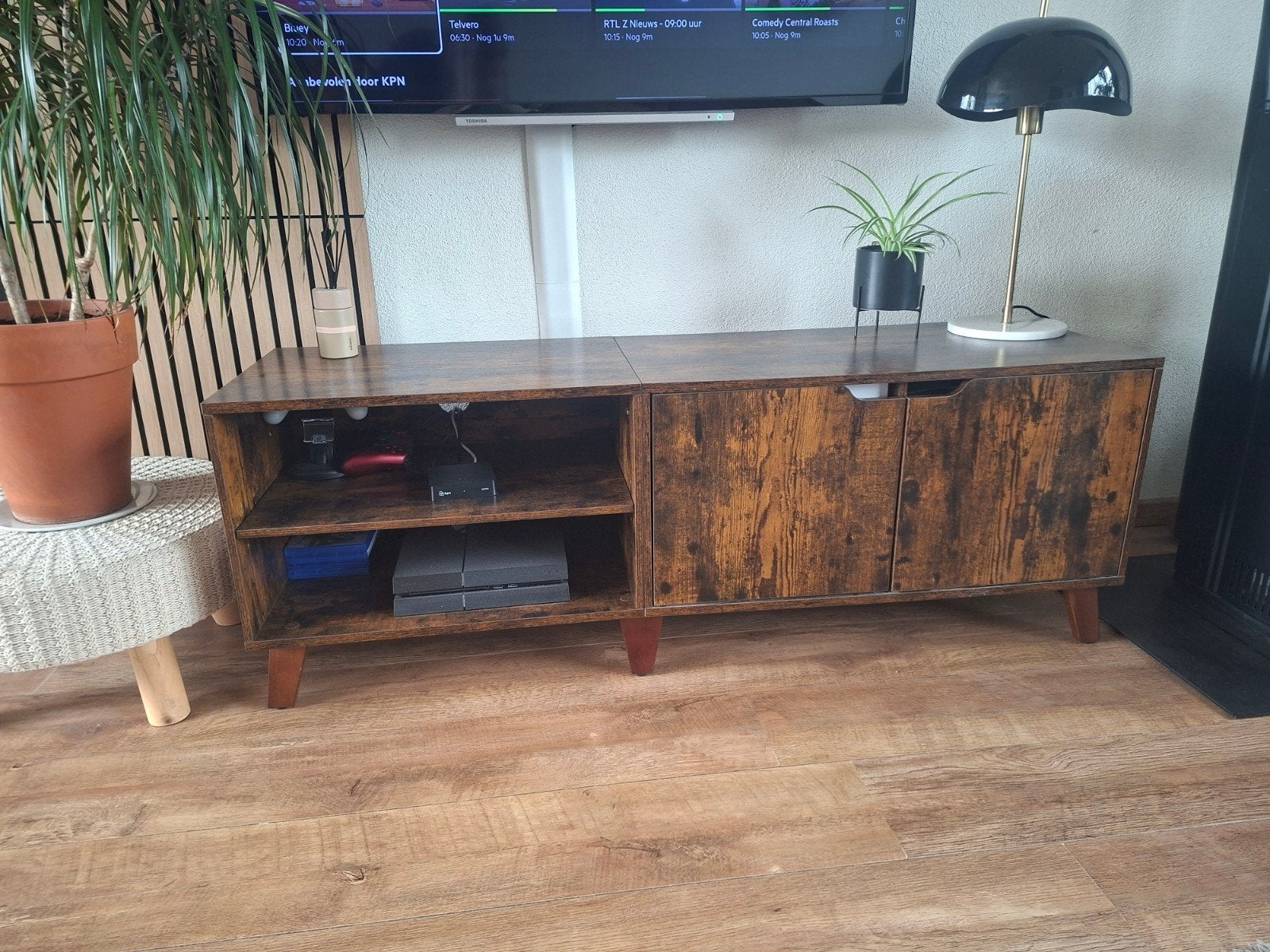 Tv meubel, Ophalen, 100 tot 150 cm, Zo goed als nieuw, Minder dan 100 cm