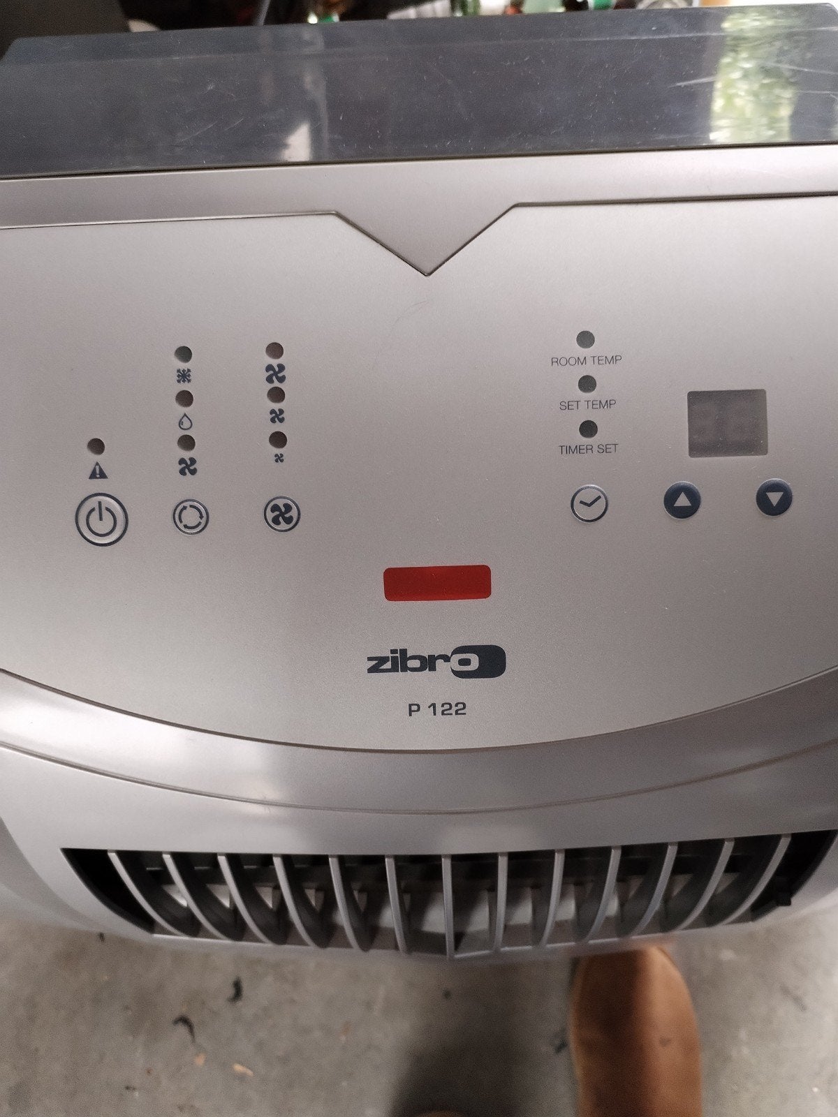 Zibro P 122 Mobiele Airco - Koelen en Ontvochtigen, Ophalen, Timer, Gebruikt, 3 snelheden of meer