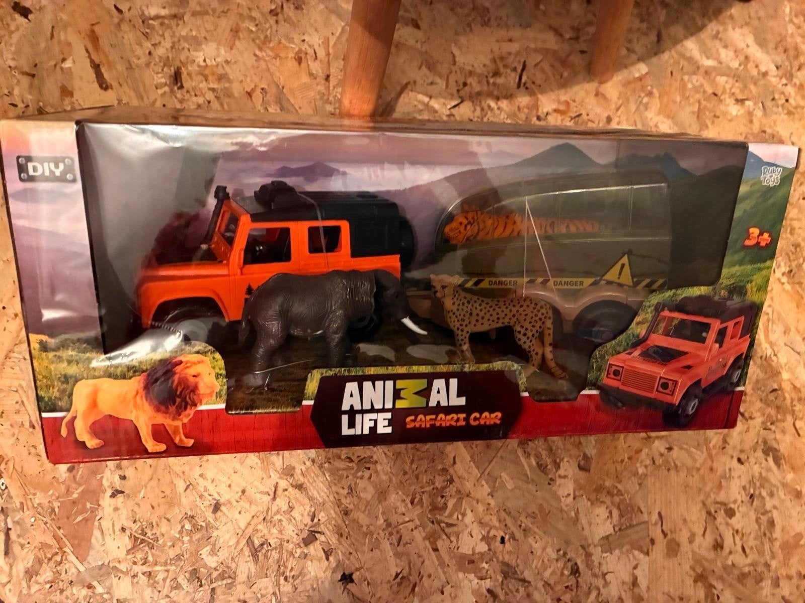 Animal Life Safari Auto Speelset - Nieuw in doos, Ophalen of Verzenden, Nieuw, Jongen of Meisje