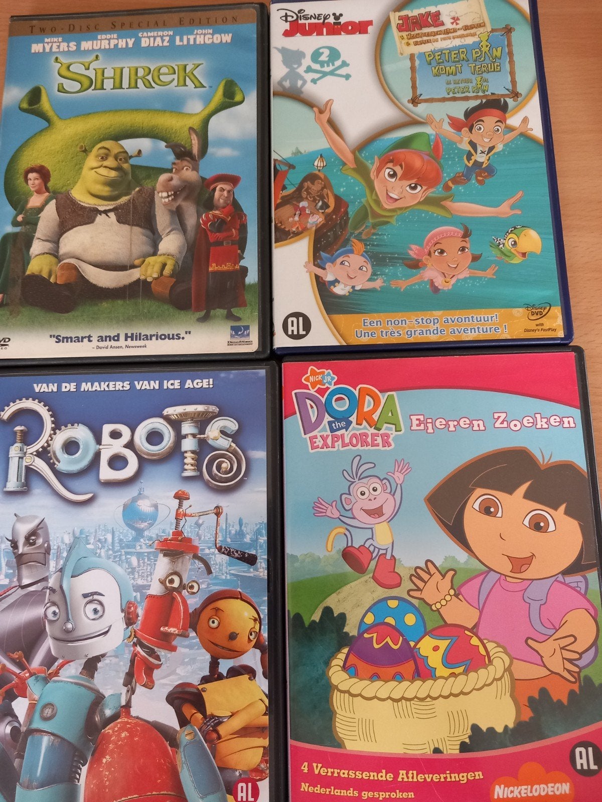 4 kinder dvd voor kinderen, Alle leeftijden, Ophalen of Verzenden, Zo goed als nieuw