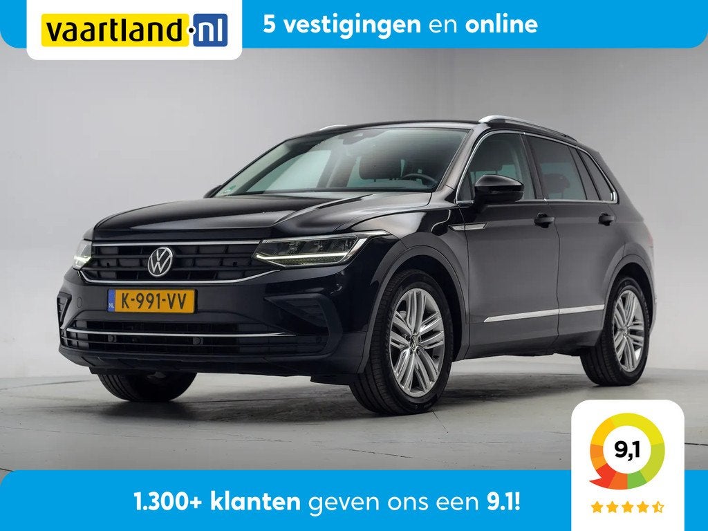 Volkswagen Tiguan 1.5 TSI Life Business [ LED Virtual Navi A, 4 cilinders, Zwart, Origineel Nederlands, Handgeschakeld