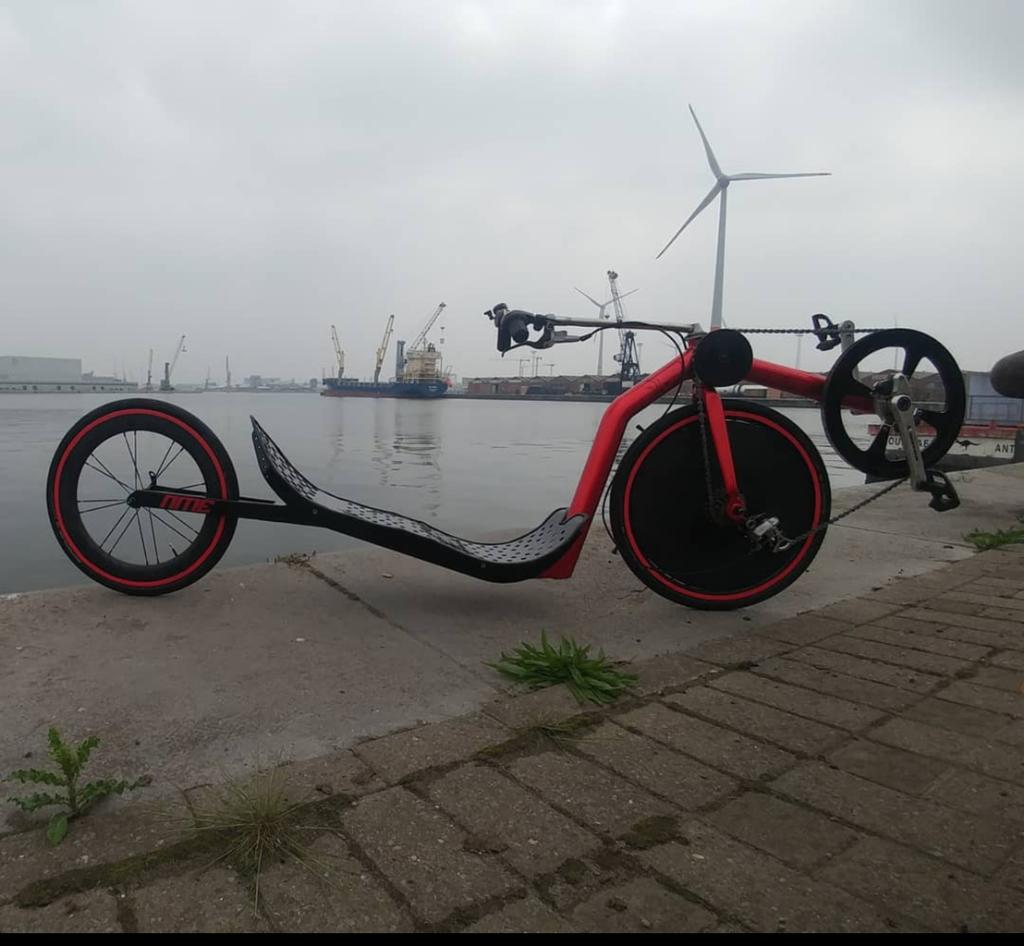 NME lowracer, Fietsen en Brommers, Fietsen | Ligfietsen, Ophalen, Velgrem, Bovenstuur, Overige merken