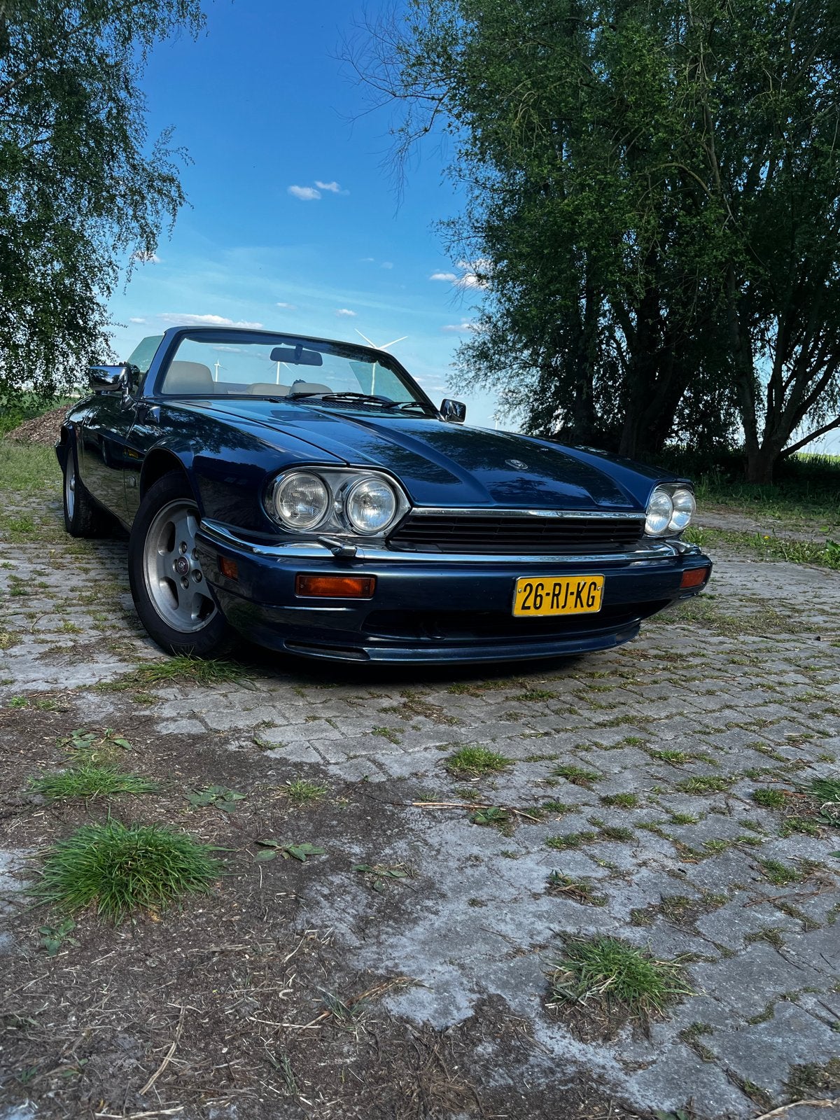 Jaguar XJS 4.0 Convertible 2*2 AUT 1995 Blauw, Auto's, Jaguar, Automaat, Achterwielaandrijving, Cabriolet, Blauw