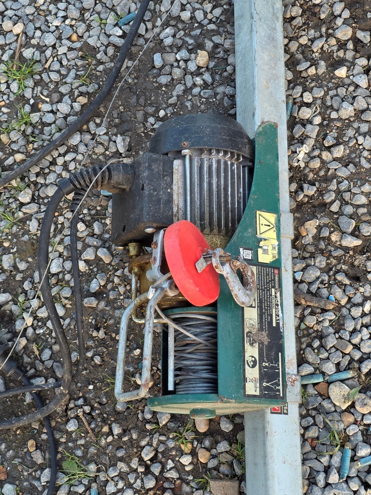 Parkside PSZ 250 Elektrische Takel - Gebruikt, Ophalen of Verzenden, Parkside, Nvt, Nvt