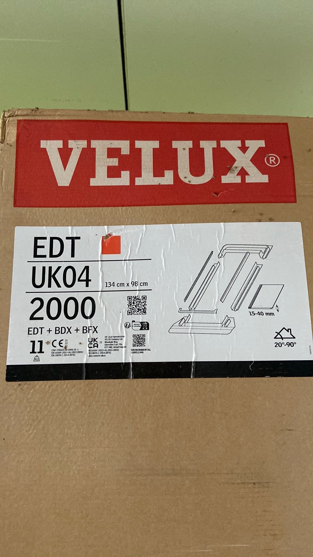 Velux gootstukken EDT+BDX+BFX UK04 2000, 134x98cm nieuw, Ophalen, 80 tot 120 cm, 120 tot 160 cm, Nieuw