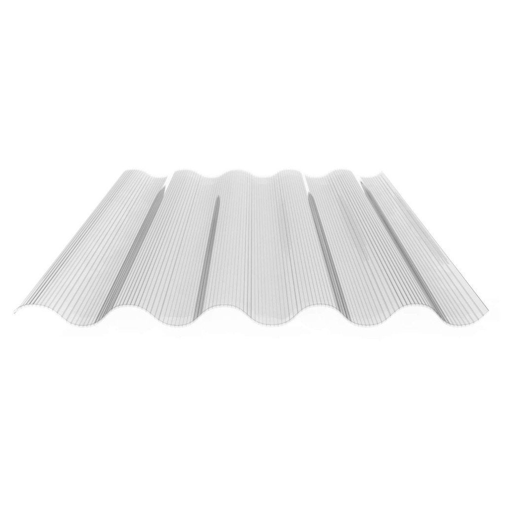Polycarbonaat Golfplaat 3-wandig 6mm Type F 177/51 305x92cm, Doe-het-zelf en Verbouw, Ophalen, Nieuw, Overige materialen, Minder dan 20 mm