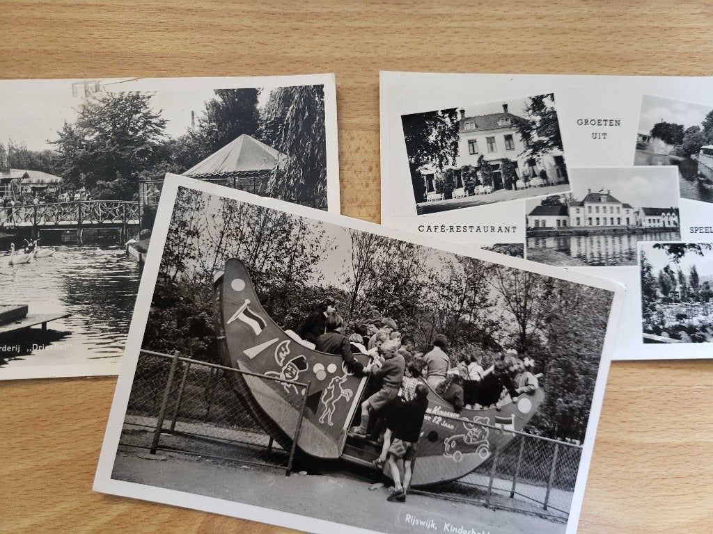 ansicht RIJSWIJK Speeltuin DRIEVLIET (3x), Verzamelen, Ophalen of Verzenden, Voor 1920, Zuid-Holland