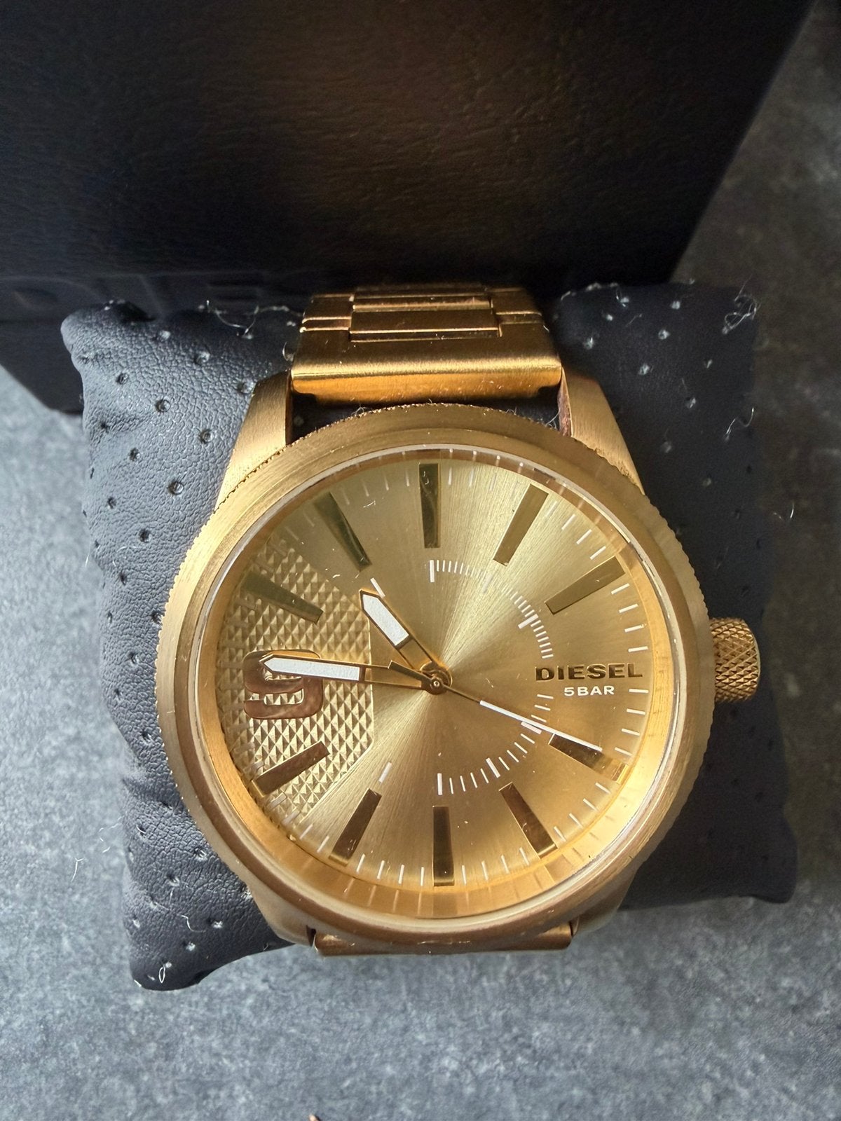 Diesel Horloge, Ophalen, Zo goed als nieuw, Staal, Overige merken
