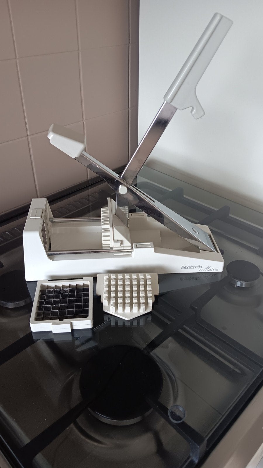 Brabantia Maître frites- en groentesnijder, Kunststof, Ophalen of Verzenden, Zo goed als nieuw, Snijmachine