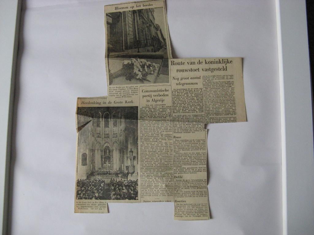 Rotterdammer  8 december 1962De uitvaart Prinses Wilhelmina, Verzamelen, Tijdschriften, Kranten en Knipsels, Ophalen of Verzenden