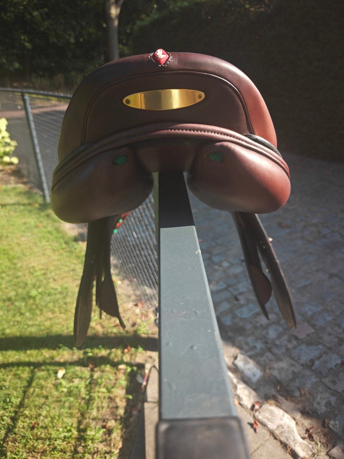 🐴 TE KOOP | Nieuw Equipe Allegra Springzadel 🐴, L (17.5 inch), Schoft-/schoudervrijheid, Nieuw, Ophalen of Verzenden