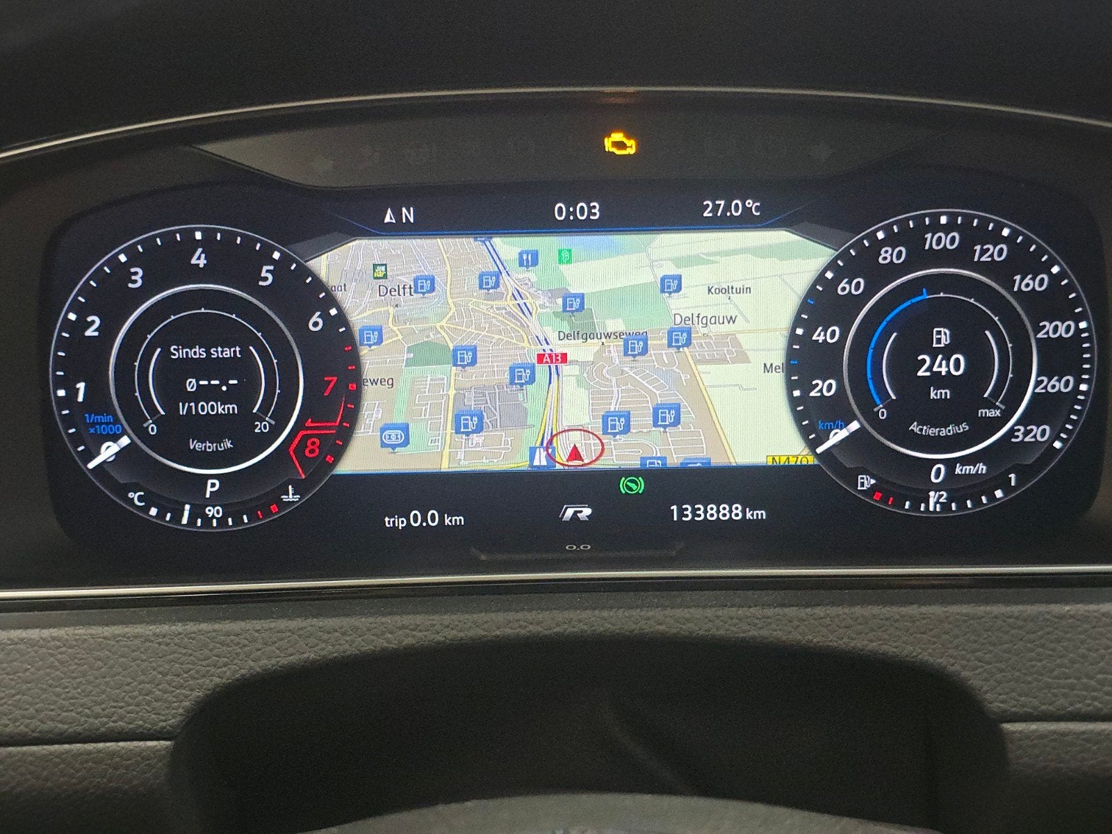 Golf 7 virtual cockpit 2013 tm 2020, Auto-onderdelen, Dashboard en Schakelaars, Ophalen of Verzenden, Nieuw, Volkswagen