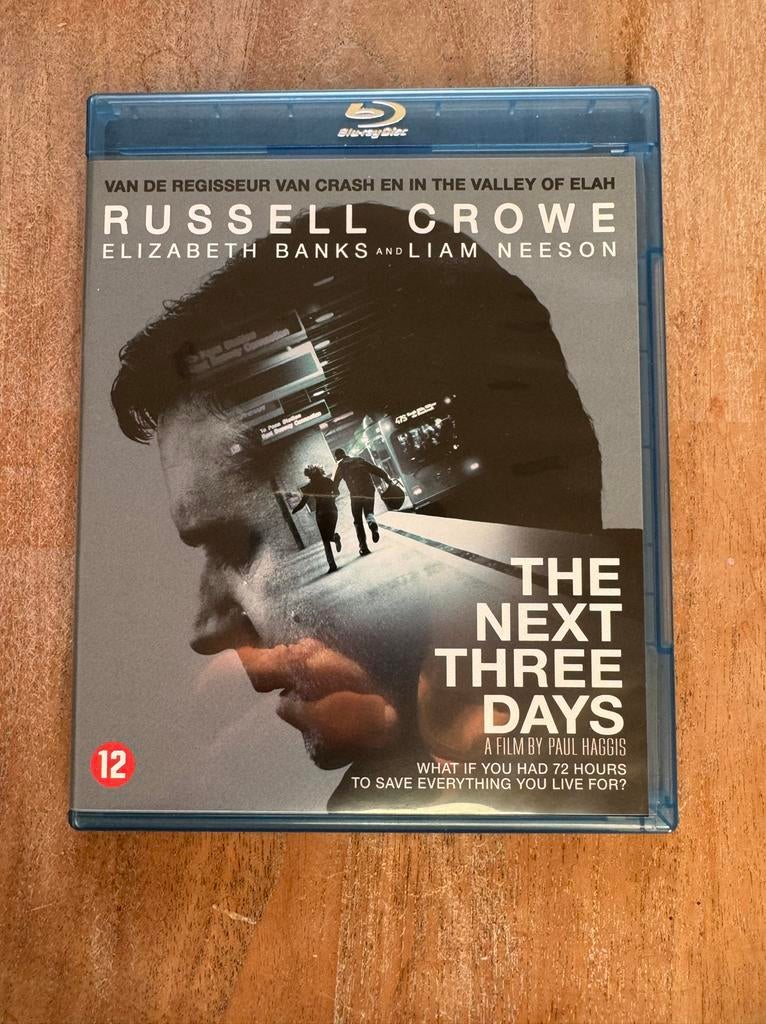 The Next Three Days - Blu-ray (Russell Crowe), Cd's en Dvd's, Blu-ray, Ophalen of Verzenden, Zo goed als nieuw, Thrillers en Misdaad