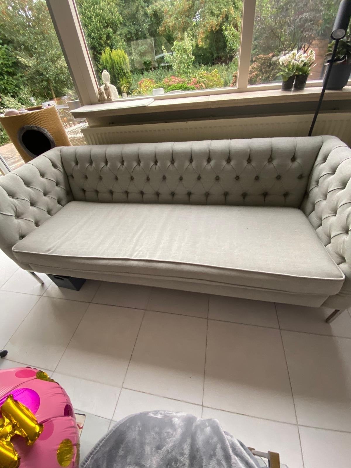 3 zits Bank van Loods 5, Ophalen, Gebruikt, Driepersoons, 75 tot 100 cm