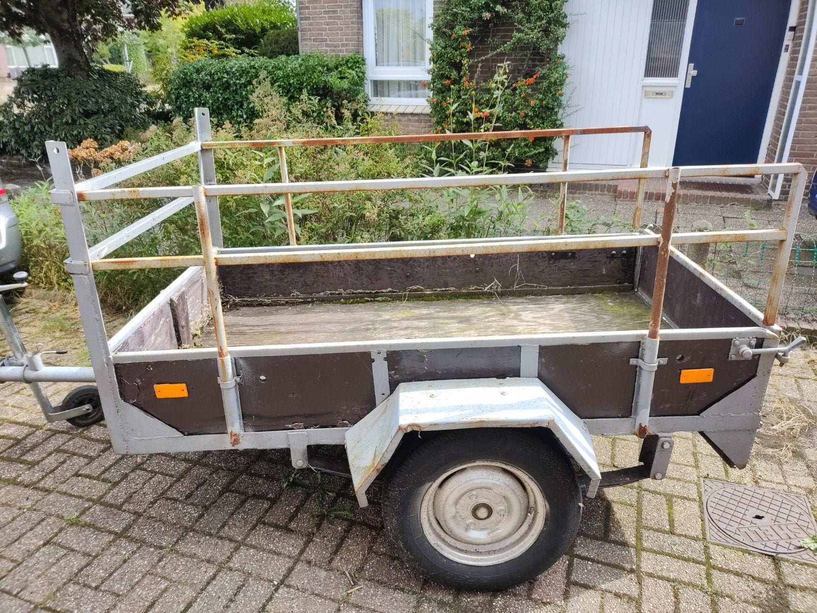 Aanhangwagen - opknapper, Ophalen, Gebruikt
