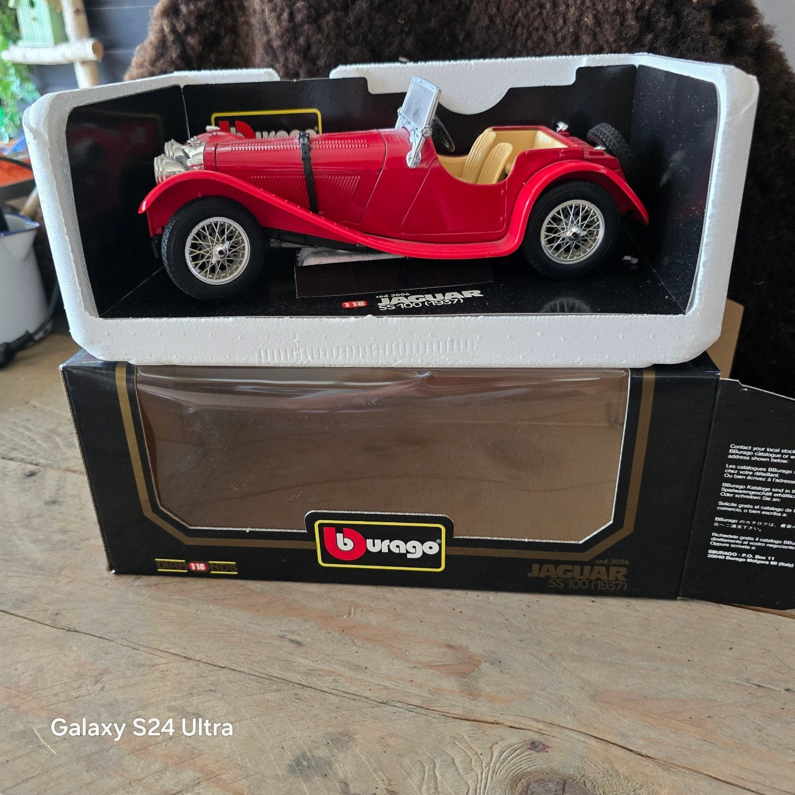 Jaguar SS100 uit 1937., Ophalen of Verzenden
