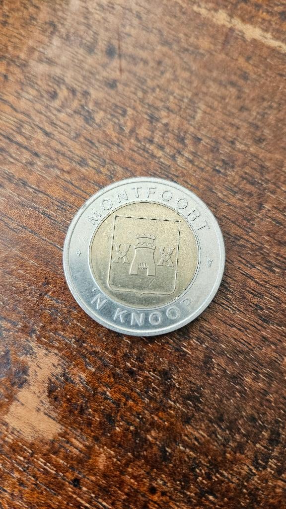 Herdenkingspenning "Montfoort 'n Knoop", Postzegels en Munten, Penningen en Medailles, Ophalen of Verzenden, Overige materialen