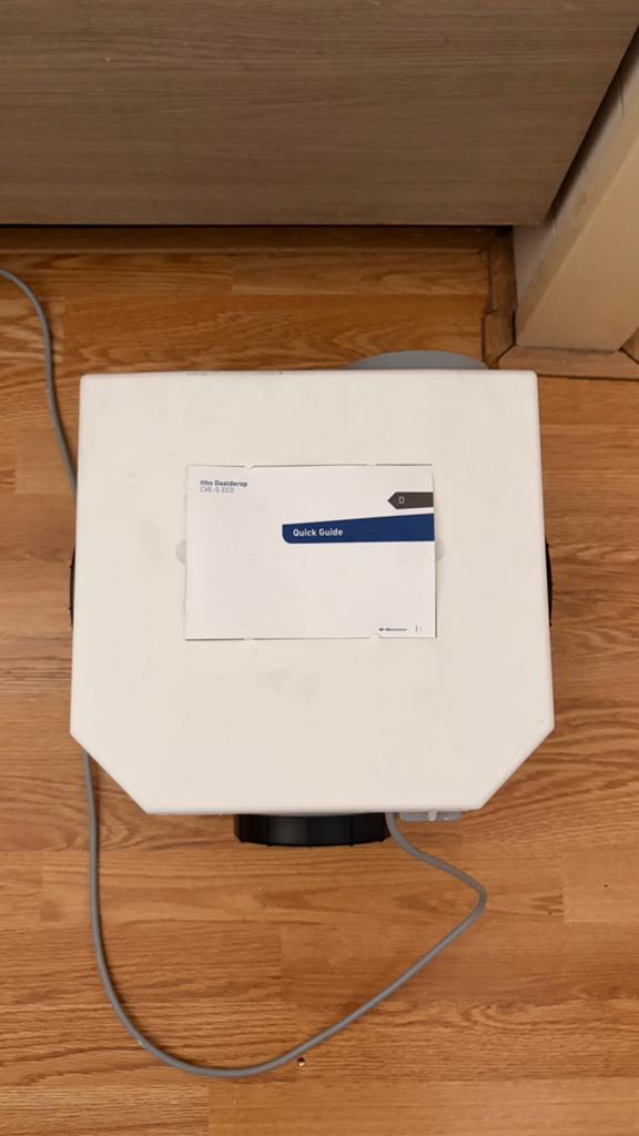 Itho Daalderop M.V box bijna nieuw inclusief accessoire, Doe-het-zelf en Verbouw, Ventilatie en Afzuiging, Ophalen, Zo goed als nieuw